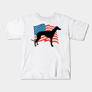 Greyhound USA America - Dog Lover Dogs Kids T-Shirt